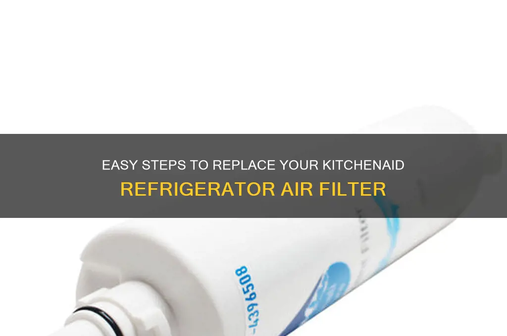 how to replace kitchenaid refrigerator air filter