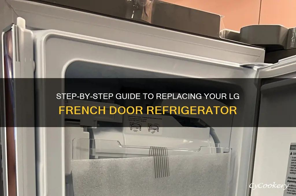 how to replace lg french door refrigerator