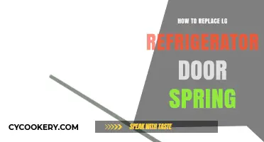 Easy DIY Guide: Replacing Your LG Refrigerator Door Spring