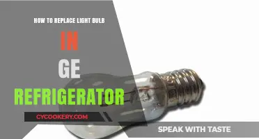 Easy Steps to Replace a Light Bulb in Your GE Refrigerator