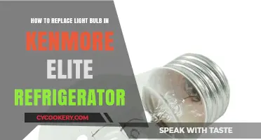 Effortless Bulb Replacement in Kenmore Elite Refrigerators
