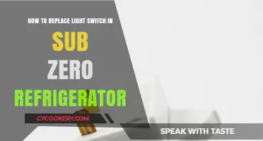Sub-Zero Refrigerator Light Switch Replacement: A Step-by-Step Guide