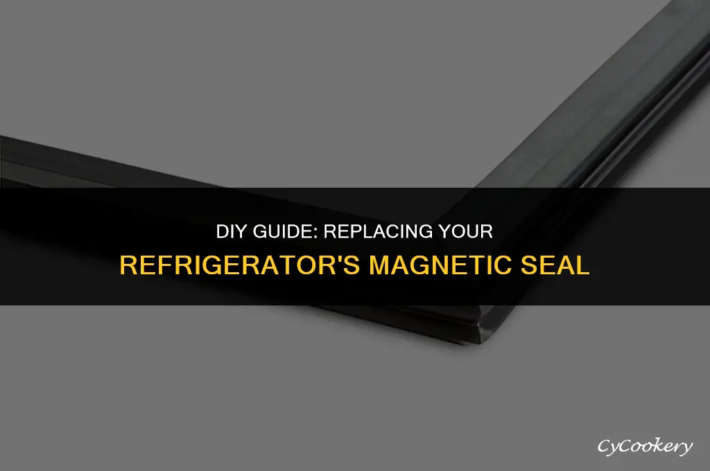 how to replace magnetic seal on a refrigerator
