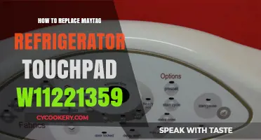 Easy Guide: Replacing Maytag Refrigerator Touchpad W11221359 Step-by-Step