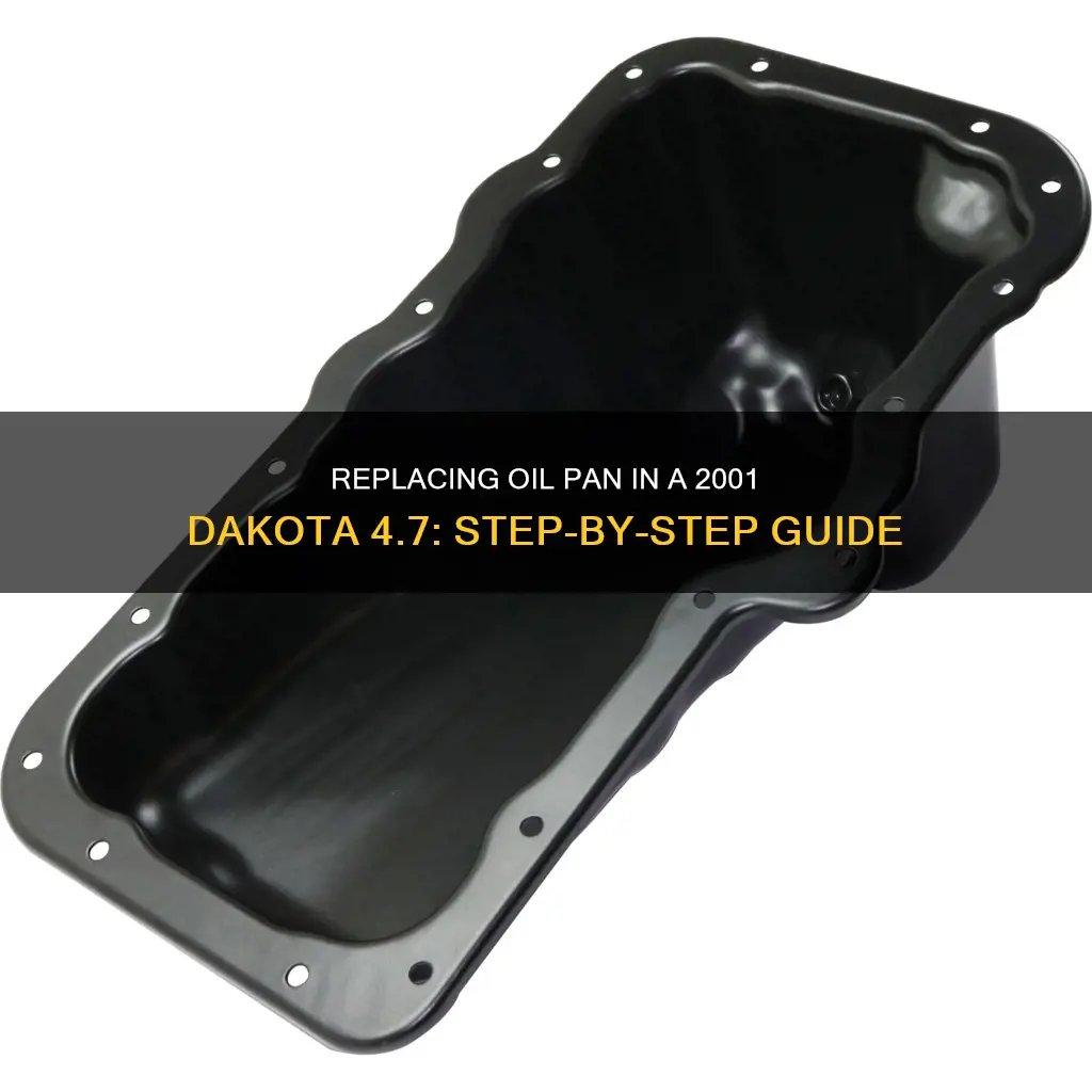 how to replace oil pan 2001 dakota 4.7