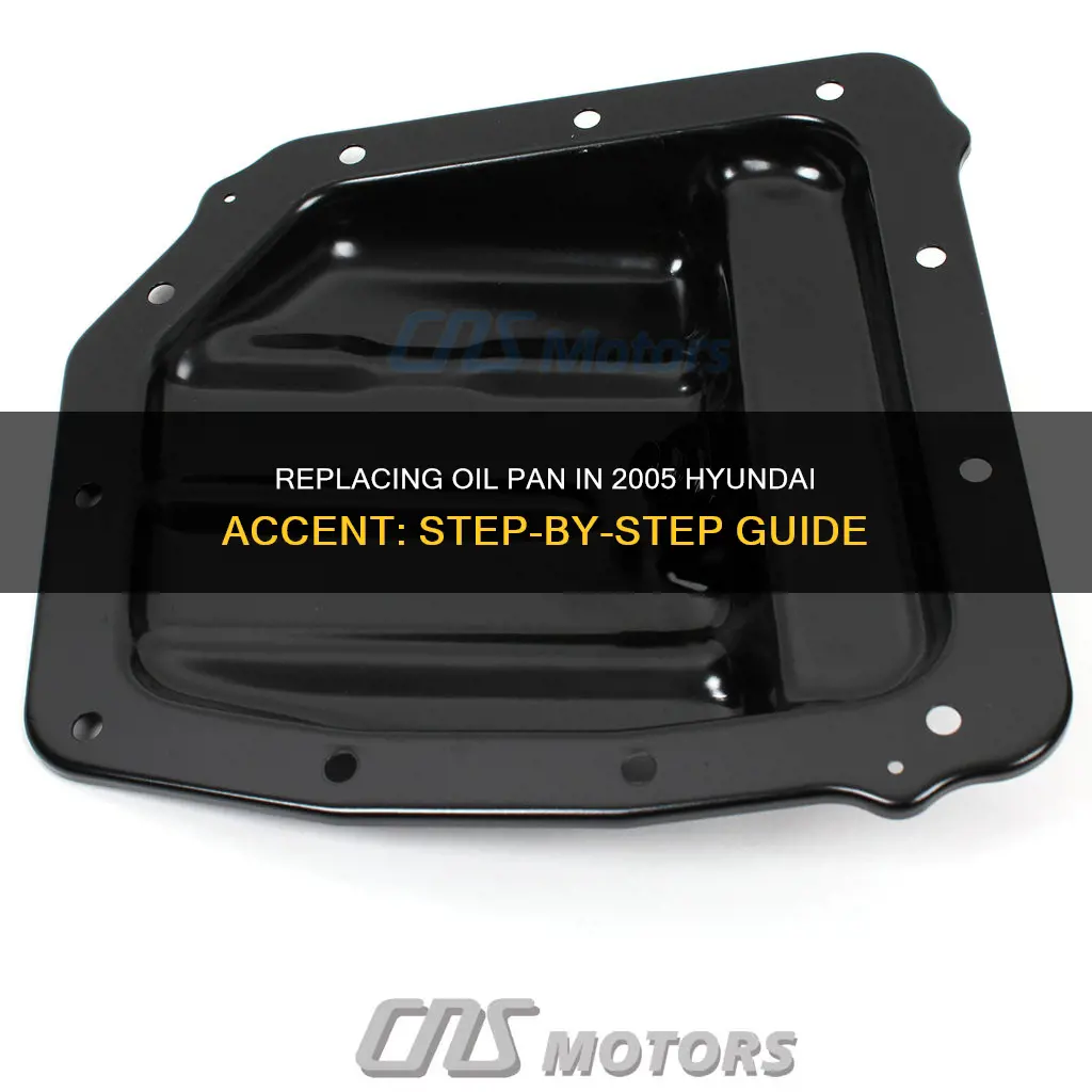 how to replace oil pan 2005 hyundai accent