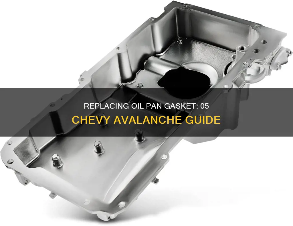 how to replace oil pan gasket 05 chevy avalanche