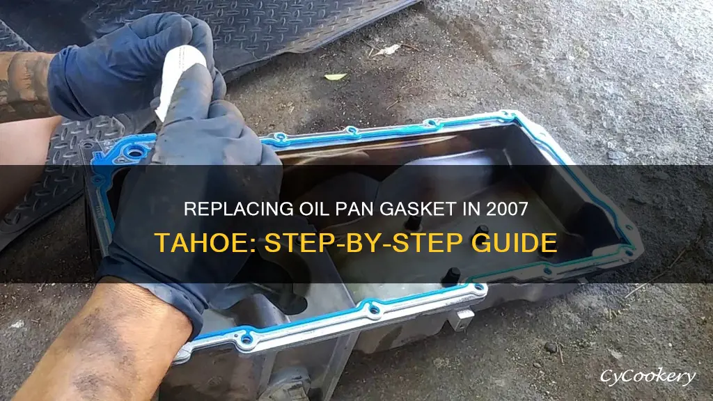 how to replace oil pan gasket 2007 tahoe