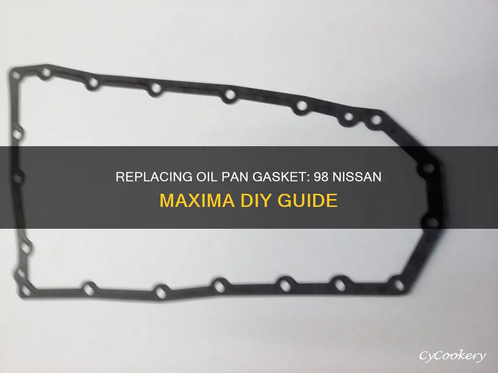 how to replace oil pan gasket 98 nissan maxima