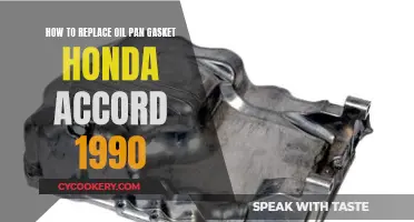 Replacing Oil Pan Gasket: 1990 Honda Accord Guide