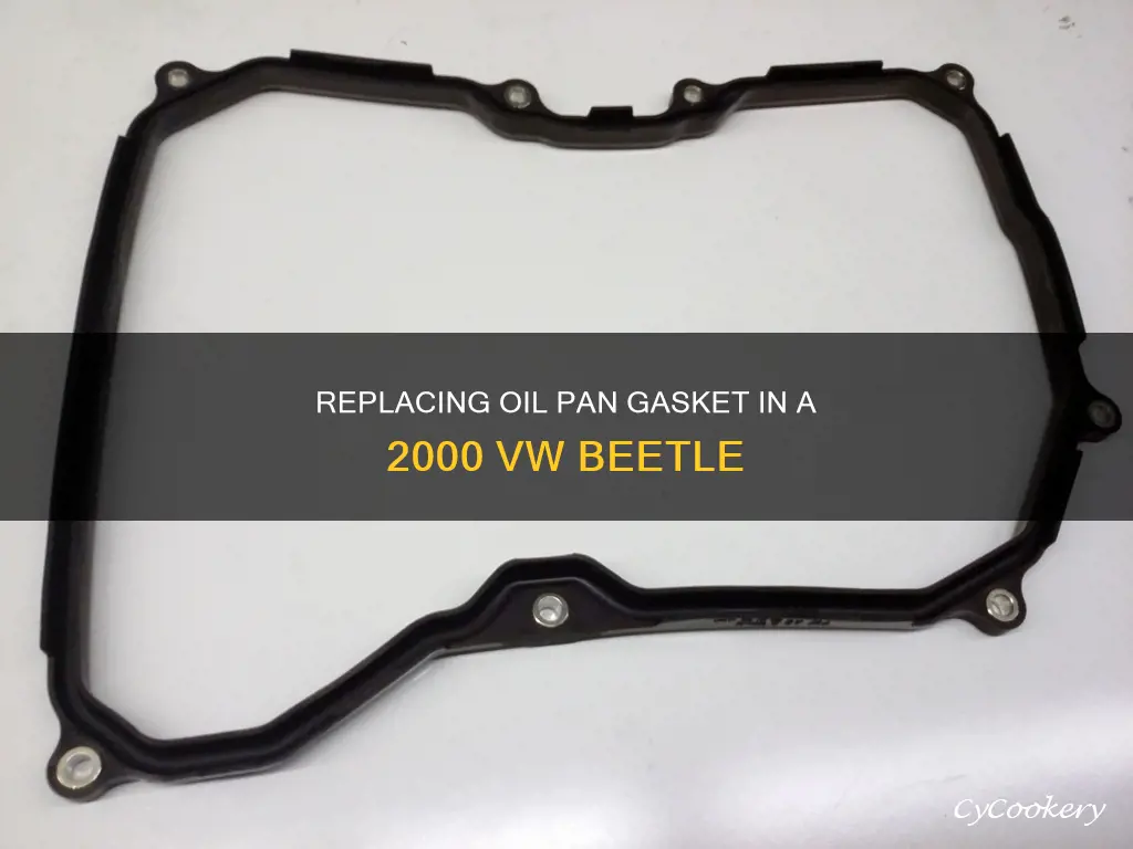 how to replace oil pan gasket in 2000 volkswagen beetle