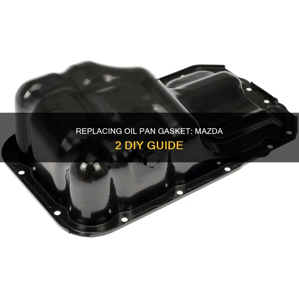 how to replace oil pan gasket mazda 2