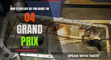 Replacing Oil Pan Gasket: 04 Grand Prix Guide