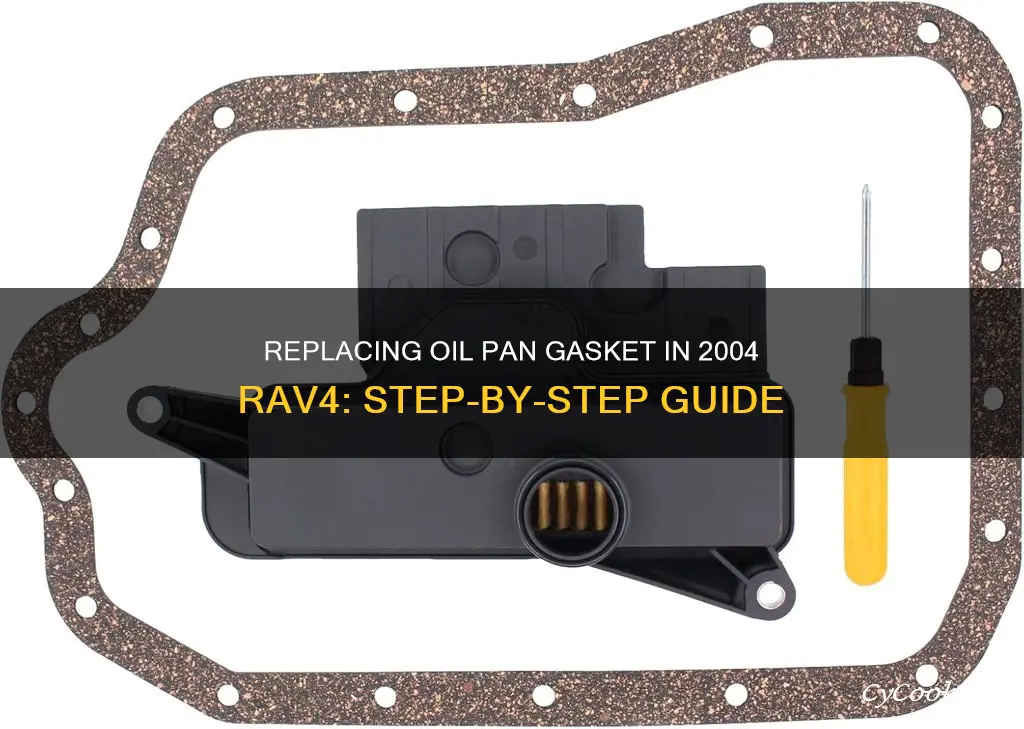 how to replace oil pan gasket rav4 2004