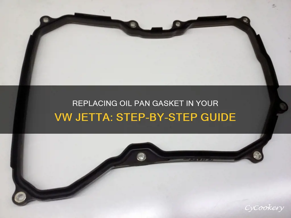 how to replace oil pan gasket vw jetta