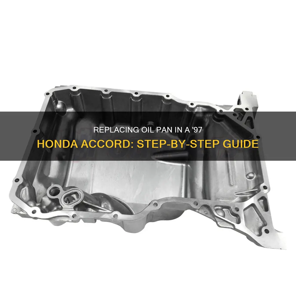 how to replace oil pan honda accord 97