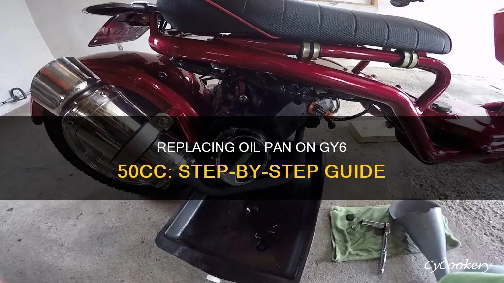 how to replace oil pan on a gy6 50cc