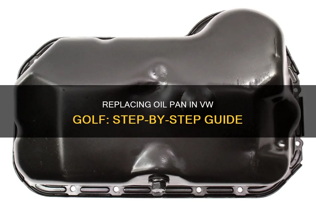 how to replace oil pan vw golf