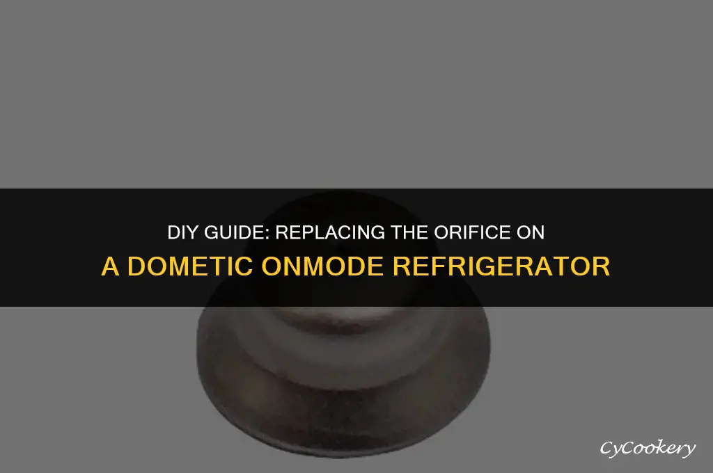 how to replace orifice on dometic onmode refrigerator