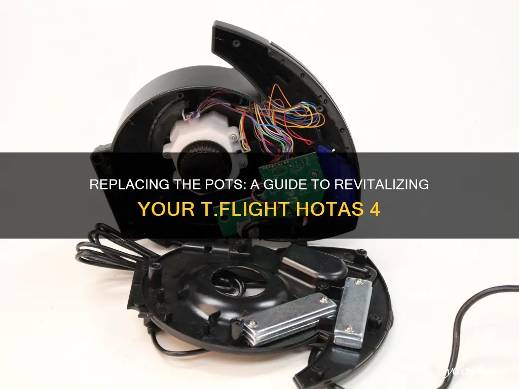 how to replace pots t.flight hotas 4