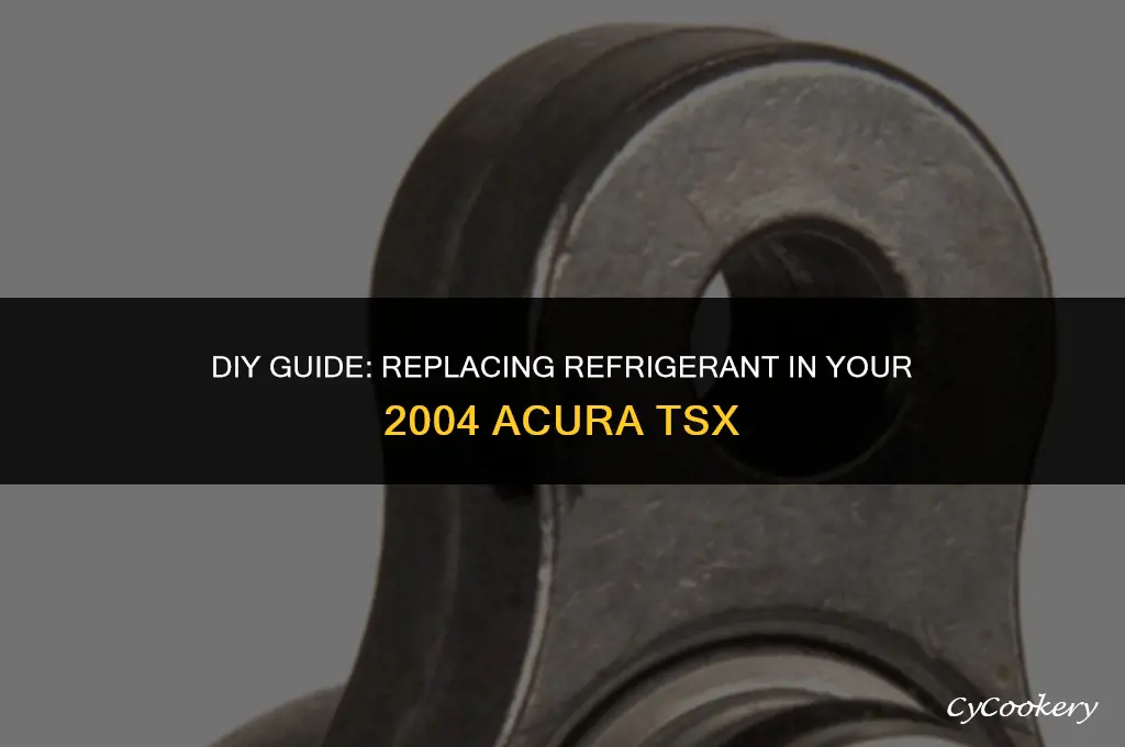 how to replace refrigerant in a 2004 acura tsx
