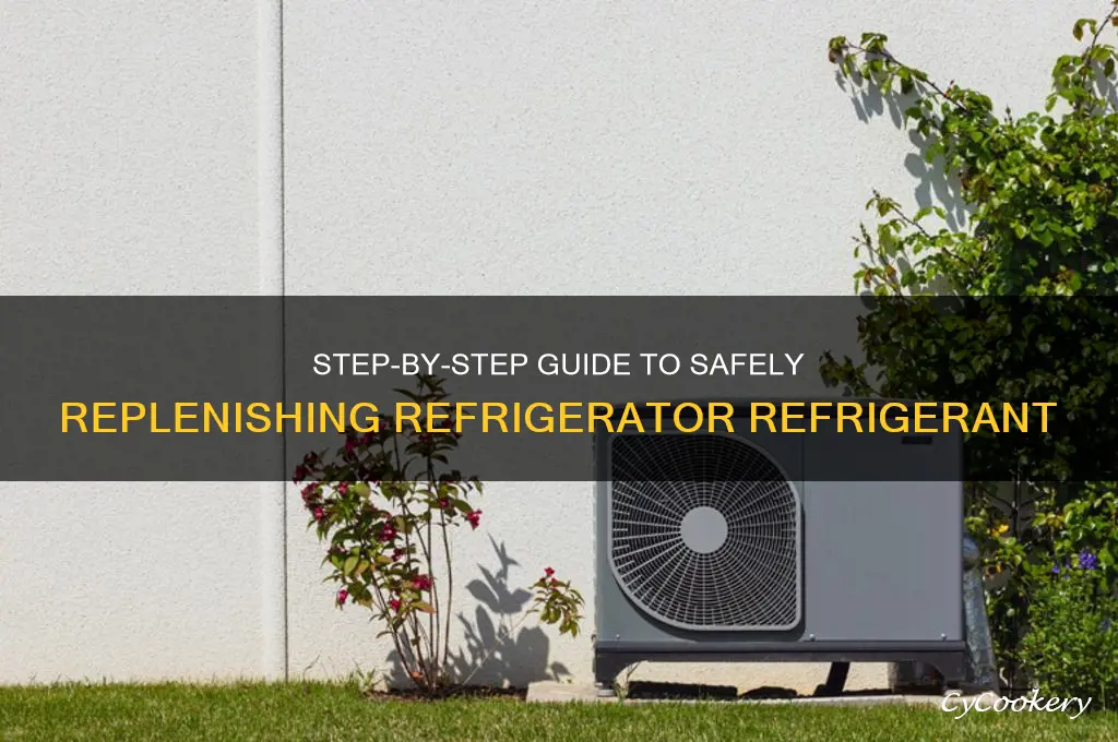 how to replace refrigerant in a refrigerator