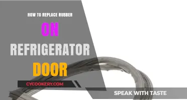 Easy DIY Guide: Replacing Worn Rubber on Your Fridge Door