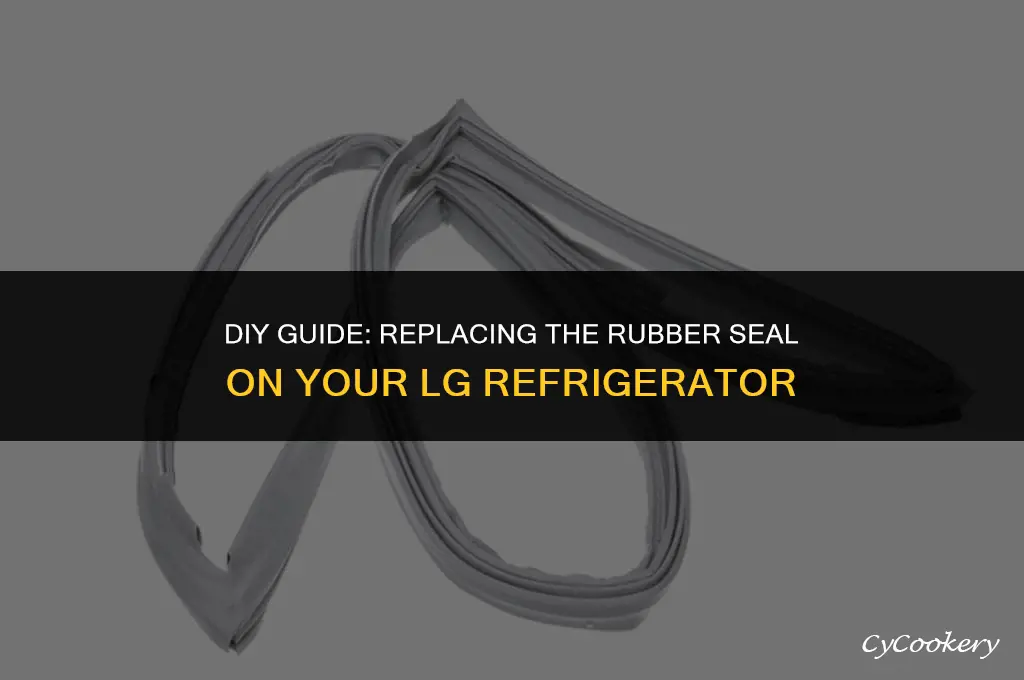how to replace rubber seal on lg refrigerator