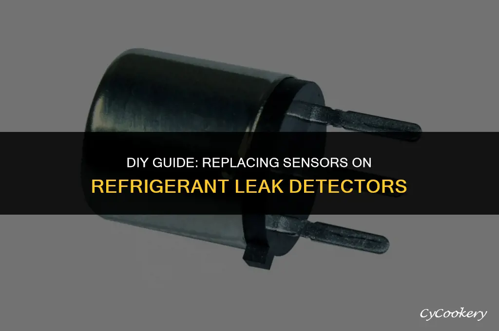how to replace sensor on refrigerant leak detector