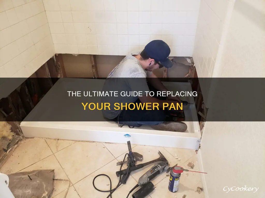 how to replace shoer pan