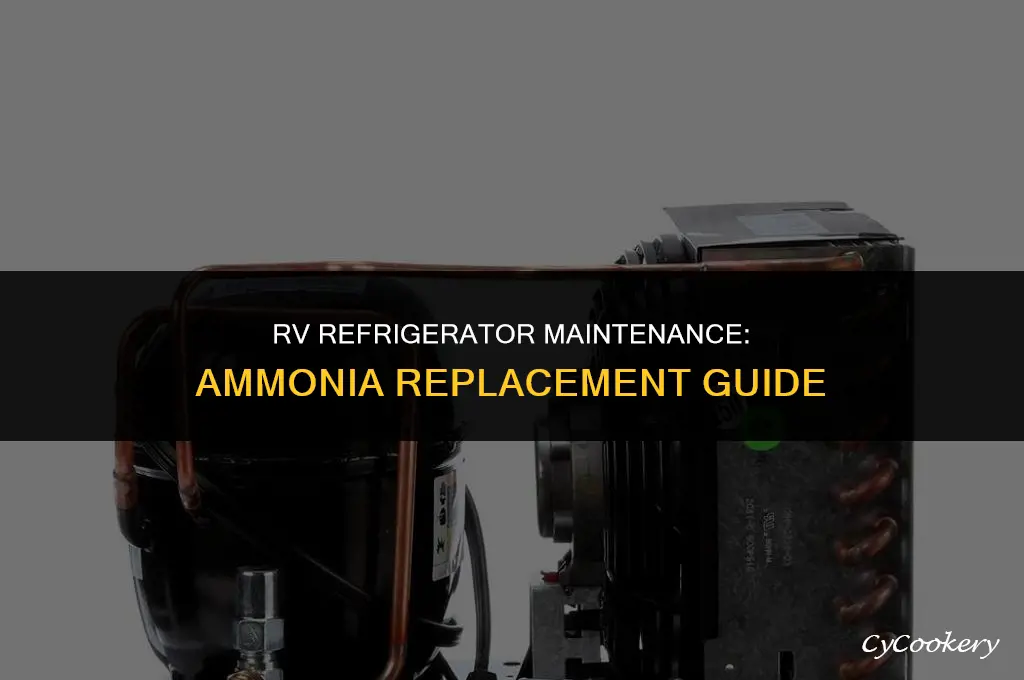 how to replace the ammonia in an rv refrigerator