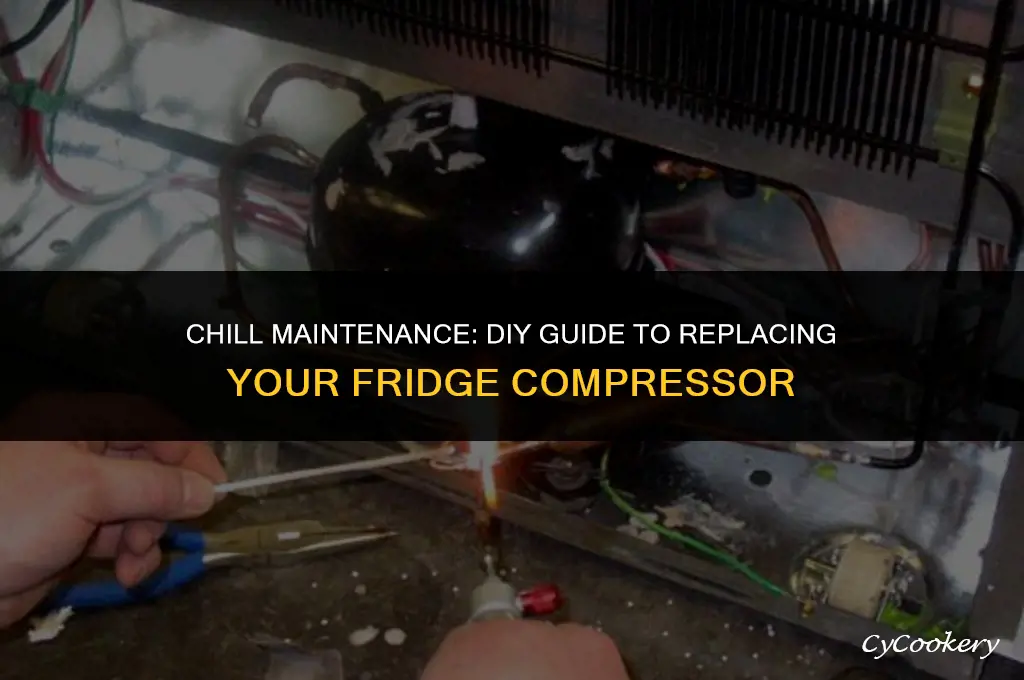 how to replace the compressor in a refrigerator