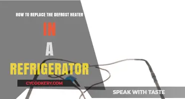 Chill No More: A Step-by-Step Guide to Replacing Your Refrigerator's Defrost Heater