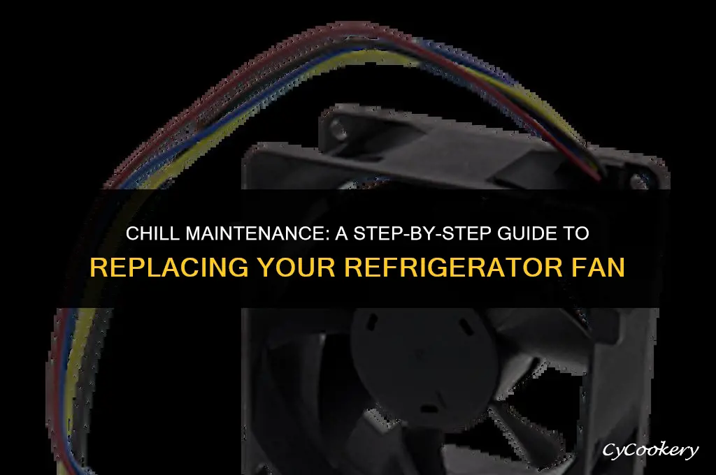 how to replace the fan in a refrigerator