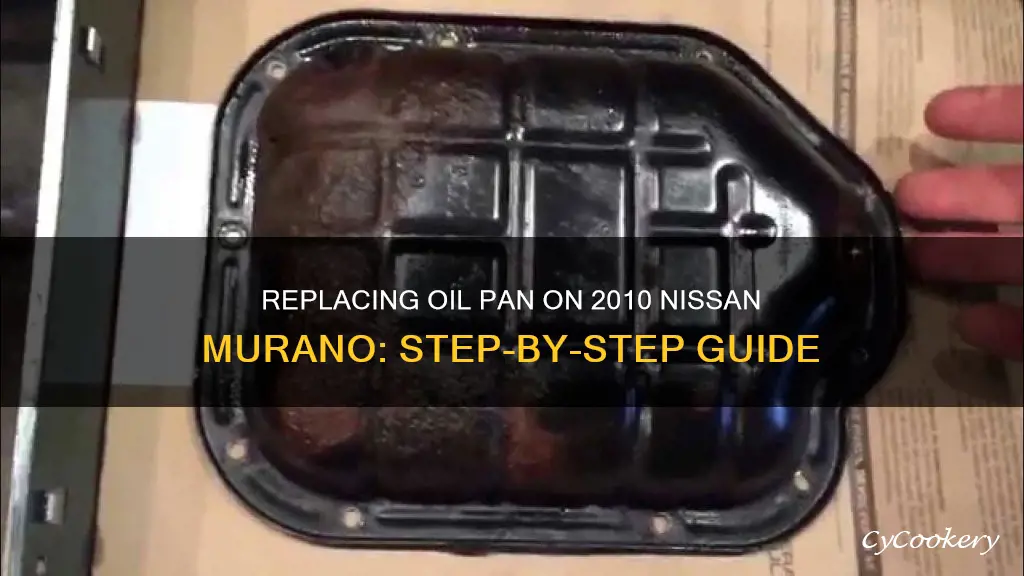 how to replace the oil pan 2010 nissan murano