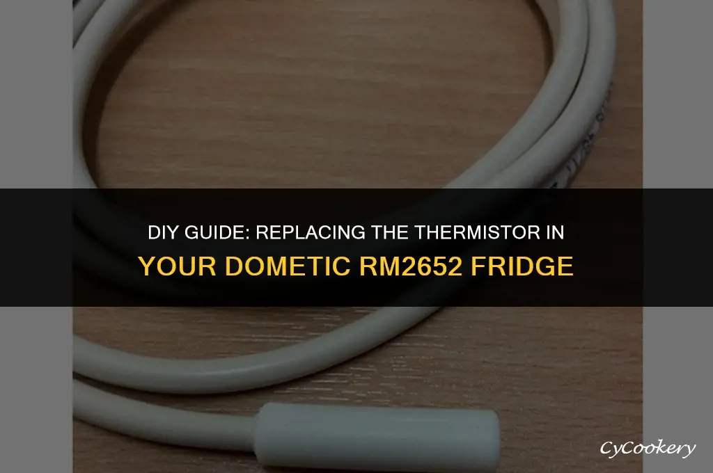 how to replace thermistor in dometic rm2652 refrigerator