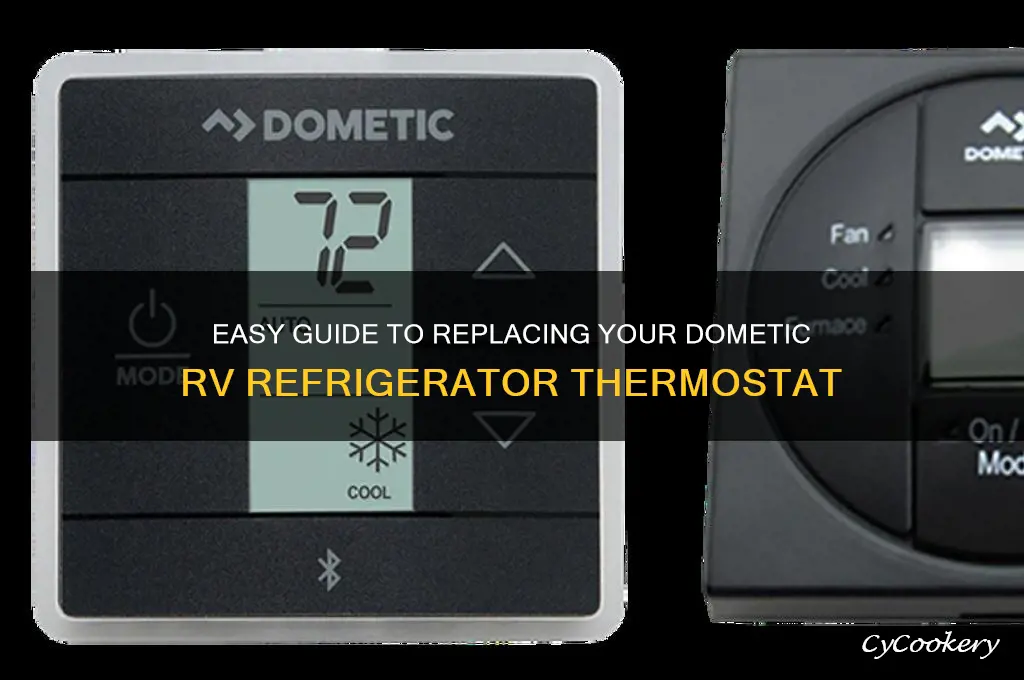 how to replace thermostat dometic refrigerator rv