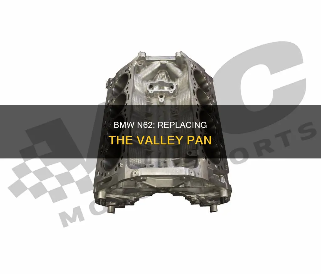 how to replace valley pan bmw n62