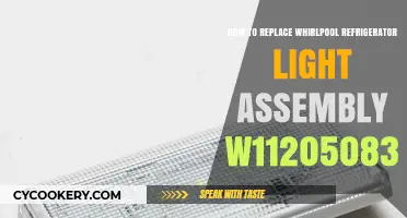 DIY Guide: Replacing Whirlpool Refrigerator Light Assembly W11205083