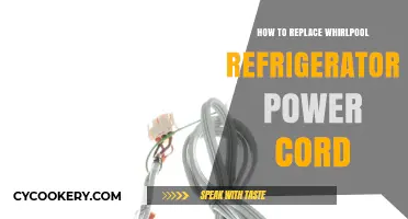 Easy Steps to Replace Your Whirlpool Refrigerator Power Cord Safely