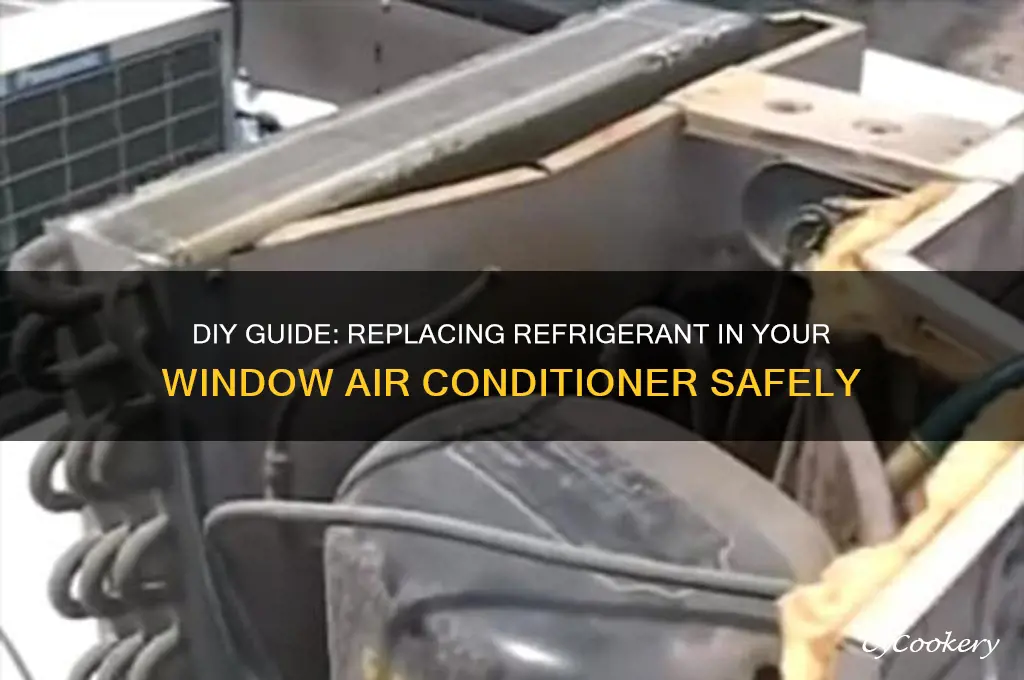 how to replace window air conditioner refrigerant