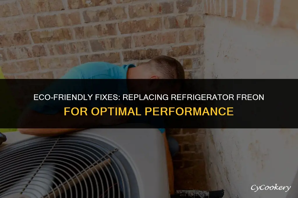 how to replacing refrigerator freon when making repairs