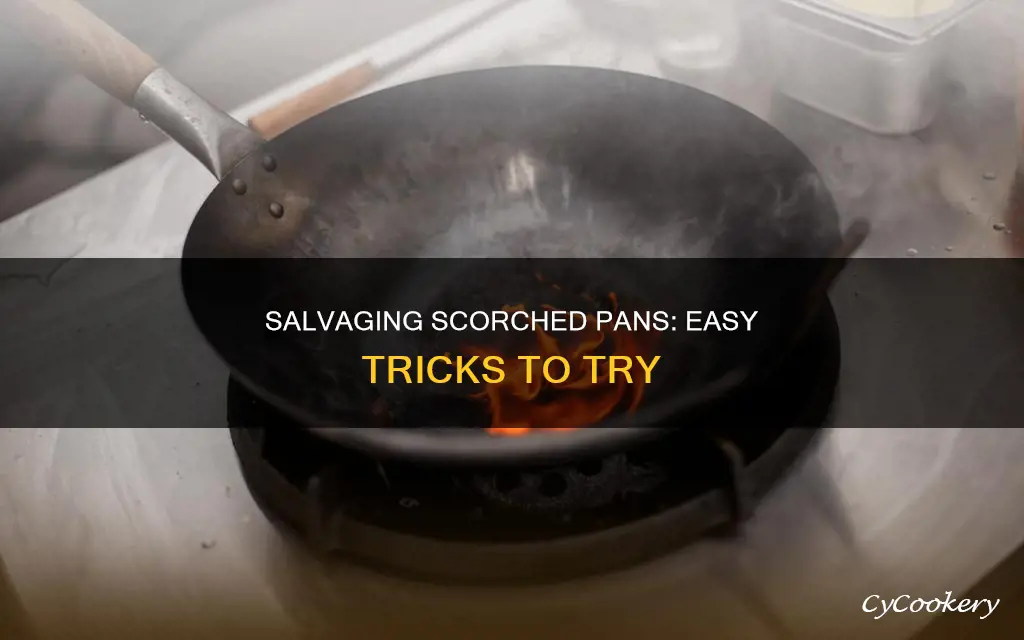 how to rescue a scorched pan