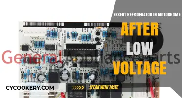 Reviving Your RV's Refrigerator: A Guide to Resetting After Low Voltage