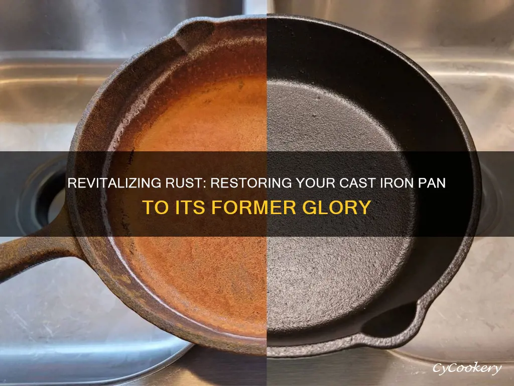 how to reset a cast iron pan