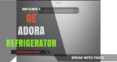 Easy Steps to Reset Your GE Adora Refrigerator Quickly