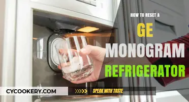 Easy Guide to Resetting Your GE Monogram Refrigerator Quickly