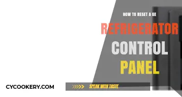 Resetting Your GE Refrigerator Control Panel: A Simple Guide