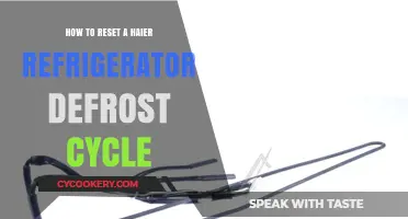 Resetting Your Haier Fridge Defrost Cycle: A Simple Guide