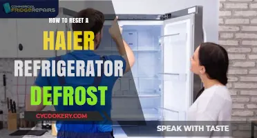 Easy Steps to Reset Your Haier Refrigerator Defrost Function